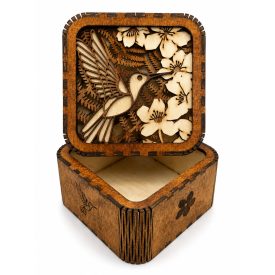 Kolibris díszdoboz