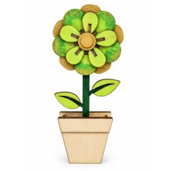 Kis cserepes virág – Zinnia
