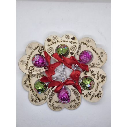 Szív alakú nyalókatartó