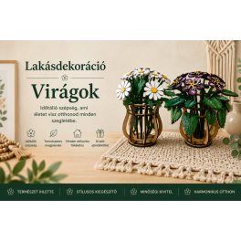 Virágok és növénydekorációk